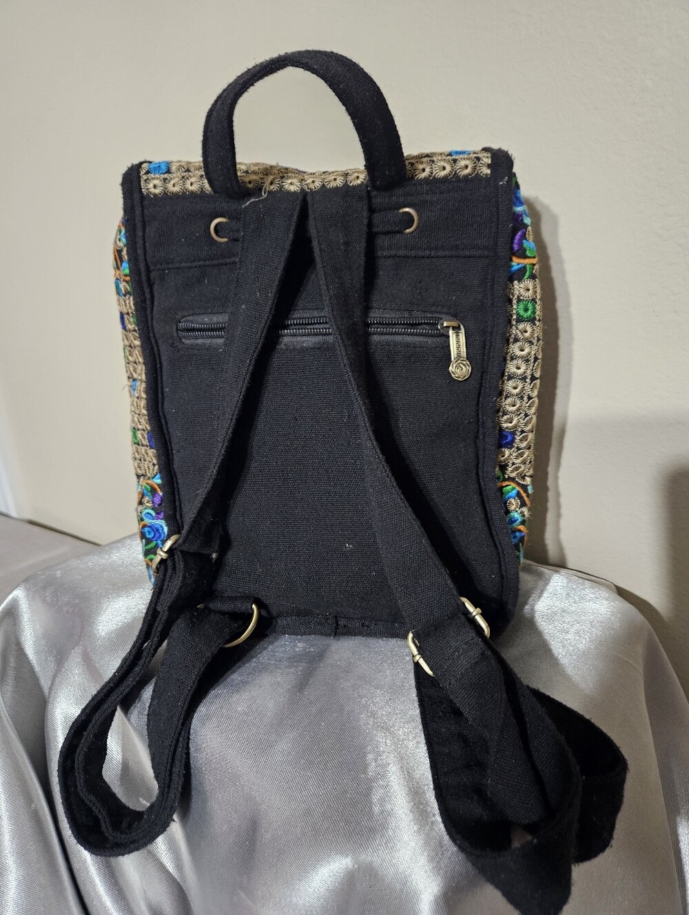 Embroidered Boho Backpack - Picture 5 of 7